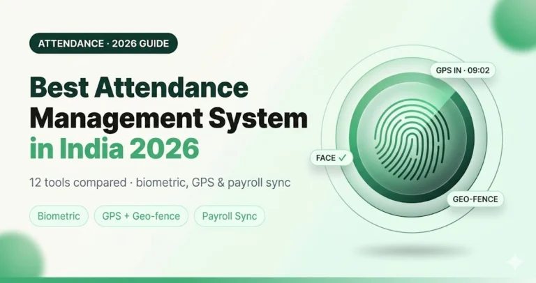 best attendance management systems in india