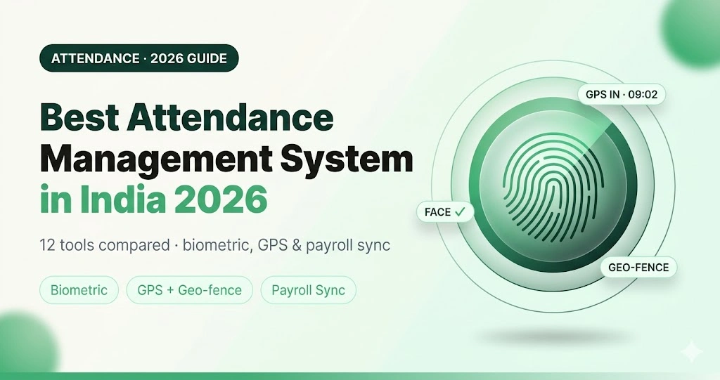 best attendance management systems in india