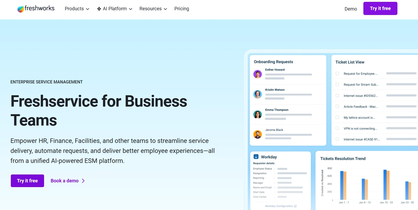 Freshteam (by Freshworks) software preview