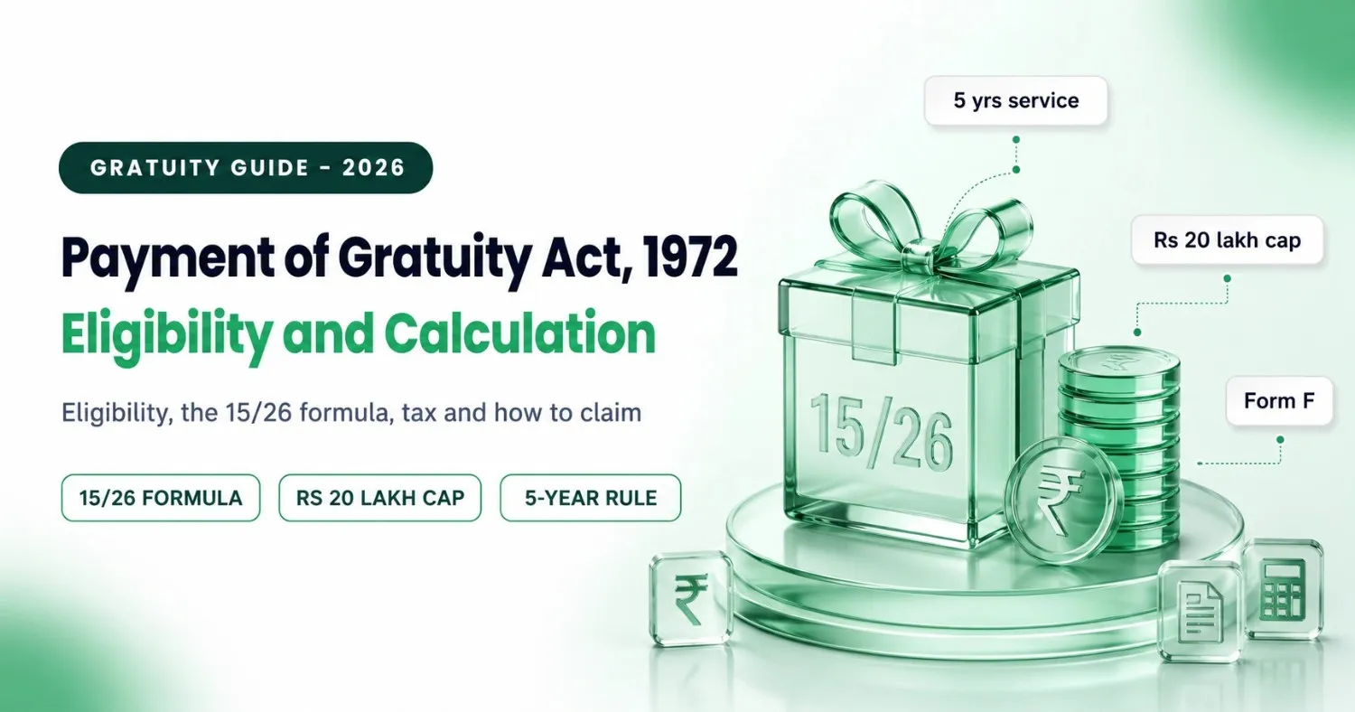 Payment of Gratuity Act, 1972