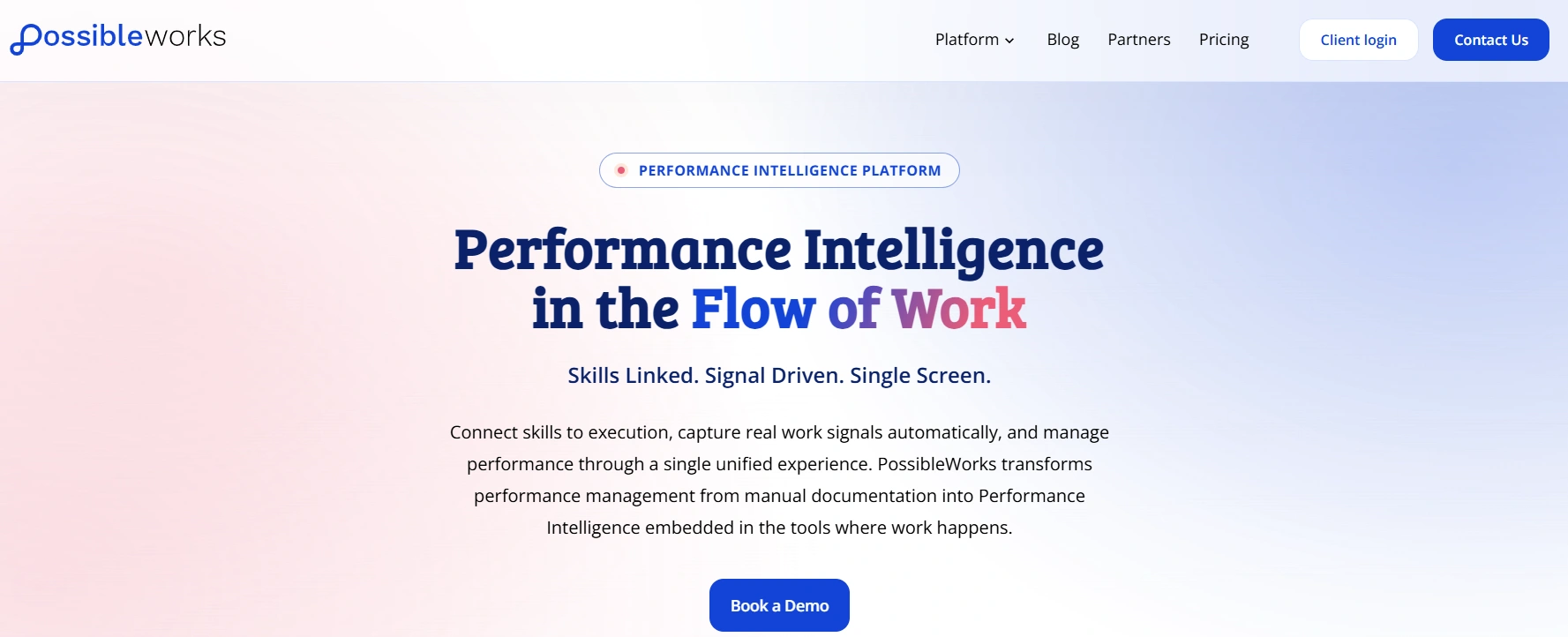 PossibleWorks software preview