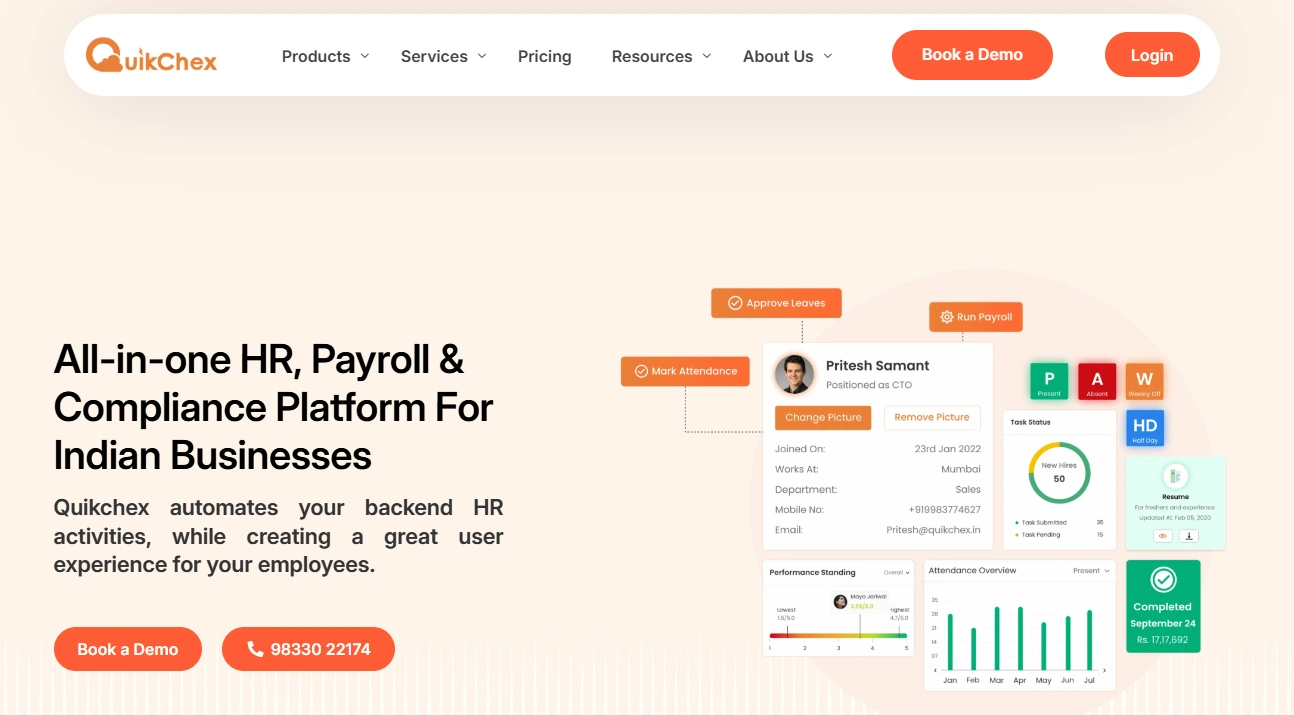 Quikchex software preview