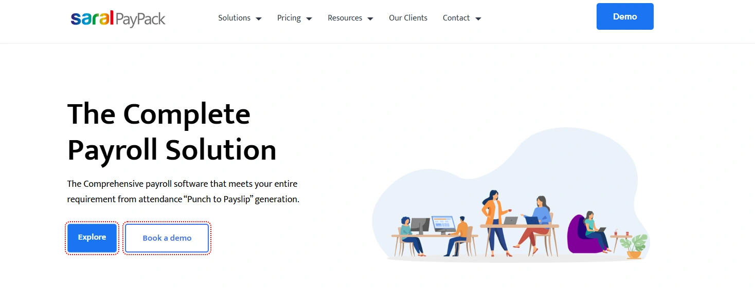 Saral PayPack software preview