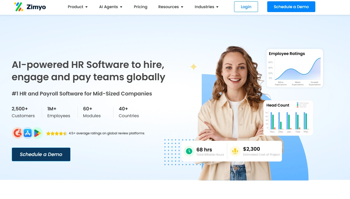 Zimyo software preview