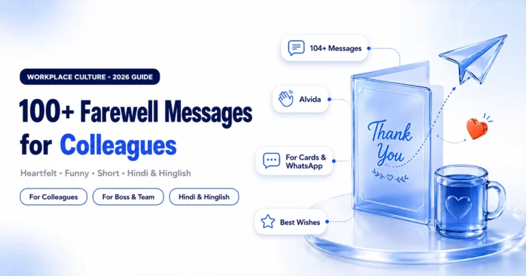 Farewell Messages and Quotes for Colleagues in India